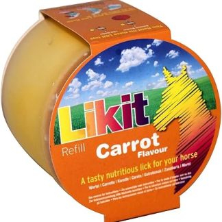 Likit Horse Treat Refill Carrot 650g | Tasty Horse Treat, Reduce Your Horse's Boredom & Stress | Carrot
