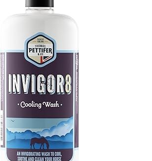 Thomas Pettifer Invigor 8 Horse Cooling Wash 500ml | Cool Horse or Soothe Muscles after Exercise | Keep Horse Coat Shiny and Waterproof