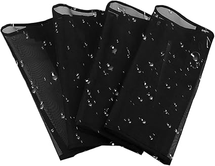 Horse Fly Boots, Protection Horse Gear, 18.9x14.96 Inches Comfortable and Portable, Leg Guards Equine Outdoor Supplies for Grassland Ranch Farm, Blue Black