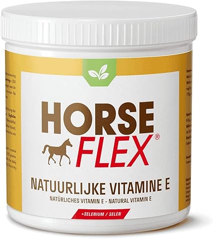 Natural Vitamin E + Selenium Powder for Horses to Support Muscle Functions, Muscle Metabolism and Muscle Building - 272 g
