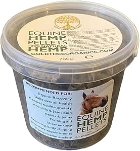 Equine Hemp Pellets - Calming Supplement For Horses - Made From 100% Natural Hemp (0.75kg)