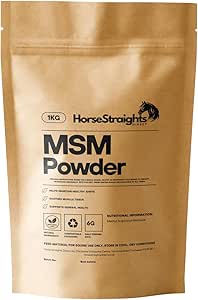 MSM for Horses Joint Maintenance Collagen Support & Muscle Recovery 1KG HSD Horse Straights Direct
