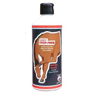 Sweet Itch Free 500ml All-Natural Horse Skin Care Lotion – Soothes Irritated Skin, Reduces Itching & Supports Hair Regrowth – Sweet Itch Ointment with Benzyl Benzoate