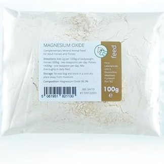 Intralabs Magnesium Oxide Complementary Animal Feed Supplement 100g - 98.3% Pure