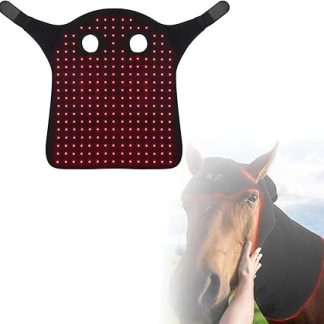 Red Light Therapy for Horses, 660Nm & 850Nm Wearable LED Red Light Therapy Device for Relaxation and Recovery, Infrared Horse Care Therapy Wrap for Horse Head and Neck L