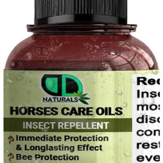 Horse Insect Repellent Care Oil | Immediate Protection & Long-Lasting Protection, Strong Against Mosquitoes, Black Flies Files, Horse Flies & Tick Coat & Skin Friendly (10ml Spray)