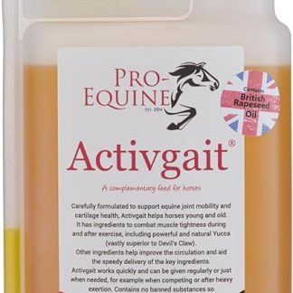Activgait 1 litre, muscle and joint horse feed supplement.