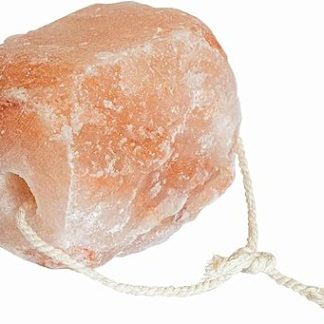 Gecheer Himalayan Salt Lick for Horses - Cylindrical Pink, Outdoor Use, 4 Pack with Rope Model42000116