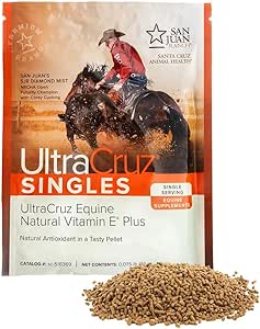 UltraCruz Equine Natural Vitamin E® Plus Supplement, 30 Singles