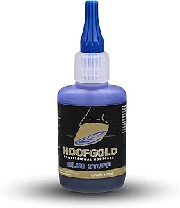 BlueStuff - Highly Effective Blasting Agent for Horse Blight & White Line Disease - Instant Aid for Smelly Soft Hooves - ADMR Compliant - 50ml