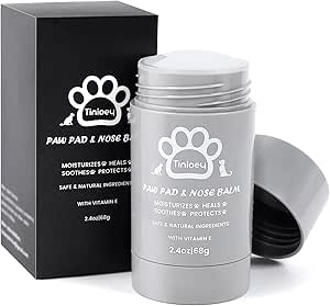 Dog Paw Balm for Dogs& Cats with Vitamin E (68g Stick) | All Natural Dog Nose Balm Paw Protector/Moisturizer/Soother | Dog Gifts Dog Essentials | Horse Hoof Health Care Supplies