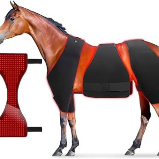 GOURIXIN Red Light Therapy for Horses, 660nm 850nm Red Infrared Therap Belt, for Horse Buttocks, Abdomen, Back, Front Legs and Hind Legs Muscle Recovery