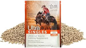 UltraCruz Horse Calming Supplement, 60 Singles, Pellet, 30 Day Supply