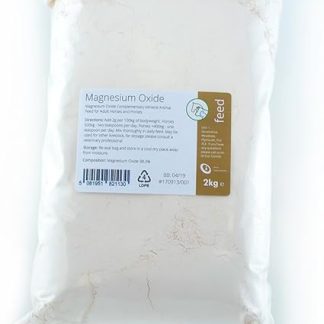 Intralabs Magnesium Oxide Complementary Animal Feed Supplement 2kg - 98.3% Pure