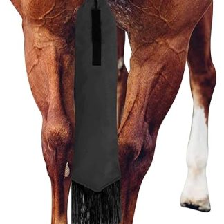 Générique Durable Horse Bag, Waterproof Grooming Bag with Fringe - Protection Anti-Dirt, Standard Horse Grooming Supplies