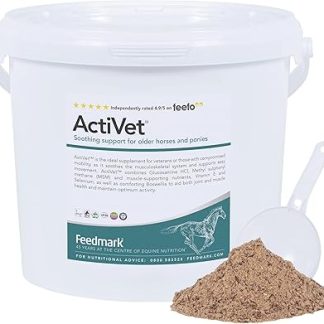 ActiVet™ Horse Joint and Muscle Supplement | Glucosamine MSM Omega-3 Boswellia Vitamin E Selenium | 1.7kg Tub | 31 Day Supply | 100% British Made