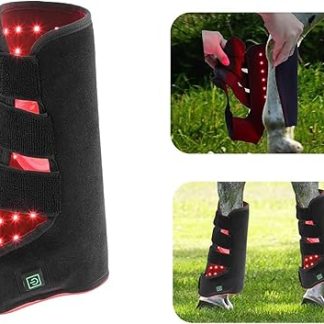 LED Red Light Therapy Device for Horse Hoof, LED Infrared & Red Light Horse Boots, Red Light Therapy for Horses, Alleviate Pain Caused by Vigorous Exercise in Horse Legs (1pcs)