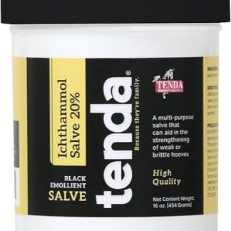 Tenda Horse Products 20% Ichthammol Salve for Horse Hooves, 16 oz. Jar.