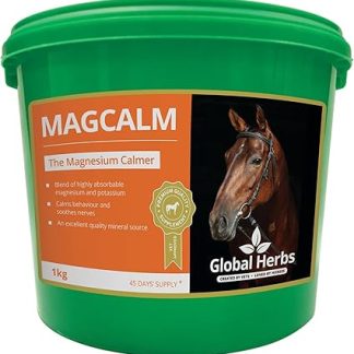 Global Herbs Magcalm Equine Magnesium Calmness & Muscle Relaxation Powder 1kg