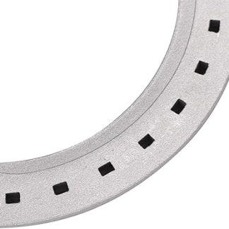 4Pcs Aluminium Alloy Horseshoe Kit, Sturdy Durable Horse Riding Equipment Accessories with Anti Slip Wear Resistant Design, for Front Rear Hoof (6 ID: 16.5mm/0.64in, Circumference: