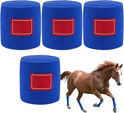 Horse Bandages | Stable Horse Leg Wraps, Soft Protector Flexible Bandages for Competition Recovery Equestrian Events Training Riding Trail Riding Daily Turnout Stable Care