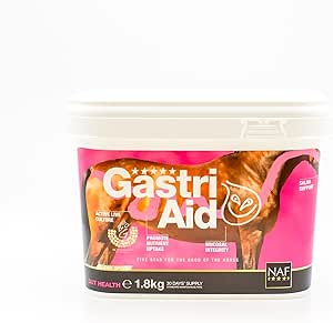 NAF Five Star GastriAid 1.8kg – Advanced Gut Health Supplement for Horses – SupportsTotal Digestive Health and Promotes Efficient Nutrient Absorption – Includes Prebiotics, Probiotics & Postbiotics