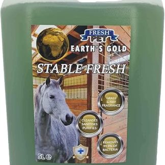 Trade Chemicals HORSE STABLE CLEANER DISINFECTANT Earths Gold Stable Fresh 5L (Grass & Hay)
