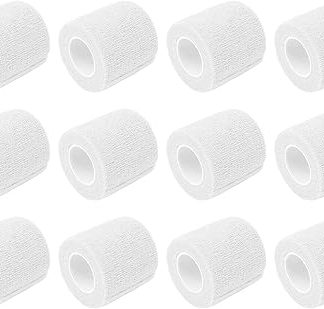 Jeanoko Adhesive Hoof Repair Bandage for Cows Dogs Horses with Non Slip Breathable Material Adjustable Tightening Force Lightweight and Portable for Livestock Care and (White)