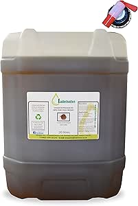 Lubrisolve 100% Pure Cold-Pressed Linseed Oil – Natural Wood Treatment & Horse Feed Supplement – 20 litres with Dispensing Tap – Premium Quality, Chemical-Free