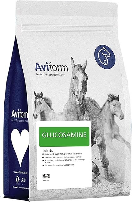 Aviform Glucosamine For Horses - this Joint Supplement For Horses Nourishes, Conditions, Replenishes and Lubricates the Cartilage for Improved Mobility and Stiff Joint Relief