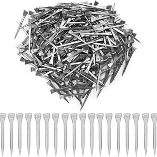 Cryfokt Pack of 250 Horseshoe Nails Made of Steel for Securely Attaching Horse Hoof Accessories, E6 Hoof Nail Tool for Horses, Lightweight and Durable