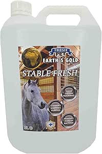 Trade Chemicals HORSE STABLE CLEANER DISINFECTANT Earths Gold Stable Fresh 5L (Cotton Fresh)