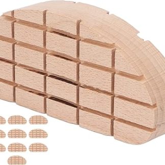 Fabater Wooden Horse Hoof Pad Strong Fit Breathable for Cows Horses 10Pcs Farrier Supplies