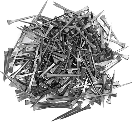Cryfokt Horseshoe Nail, Steel Horseshoe Nail, Fine Workmanship 250 Pieces Horse Supply for