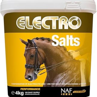NAF Electro Salts 1kg – Fast-Acting Electrolyte Supplement for Horses – Replenishes Salts Lost Through Sweat – Supports Hydration, Recovery & Performance