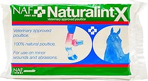 NAF NaturalintX Poultice Single – Veterinary-Approved Poultice for Horses – Can Be Used Hot, Cold or Dry – For Wounds, Abscesses, Hoof Conditions & Swellings