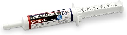 Equine America Apple Lytes Syringe 2 x 15ml Servings