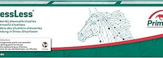 PrimeVal – StressLess® Paste – Fast-Acting Natural Calming Supplement For Horses & Ponies – Ideal for Stressful Situations, Competitions & Travelling – 30ml Syringe