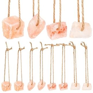 ibasenice 12 pcs Pink Salt Lick Blocks Each Mineral for Deer Horses Goats Rabbits Livestock Natural Nutrient Source for and Growth