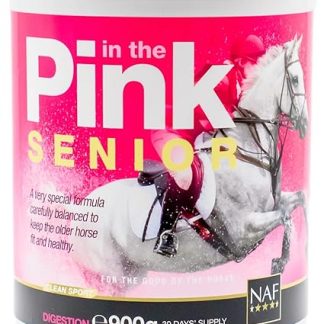 NAF In the Pink Senior 900g – Daily Nutritional Support for Older Horses – With Prebiotics, Antioxidants, Vitamins & Minerals – Supports Digestion, Vitality & Joint Comfort