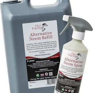 Alternative Neem Refill, 5 Litre Natural Horse Coat and Skin Care Ready-To-Use Solution with Aloe Vera and Neem Oil + FREE SPRAY worth £9.95!
