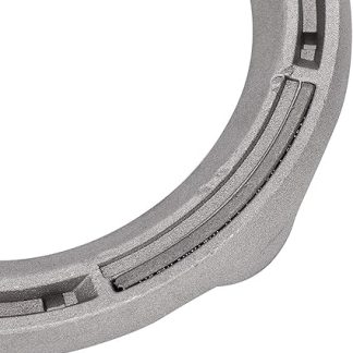 4Pcs Aluminium Alloy Horseshoe Kit, Sturdy Durable Horse Riding Equipment Accessories with Anti Slip Wear Resistant Design, for Front Rear Hoof (Type 5(8.3 X 8.3 X .5in))