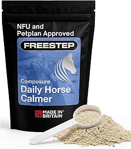 Composure | Horse Calming Supplement | Magnesium, Chamomile & Vitex (Chasteberry) | Non-Sedative, Molasses-Free Magnesium Powder