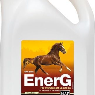NAF EnerG 2L – Iron-Rich Liquid Supplement for Performance Horses – Supports Red Blood Cell Health, Energy Metabolism & Stamina – With B Vitamins, Copper & Zinc