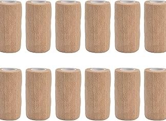 for 12PCS, for Self Adhesive Bandage, Non Woven, Cattle Bandage, Farm Supplies for Dog Cat Horse
