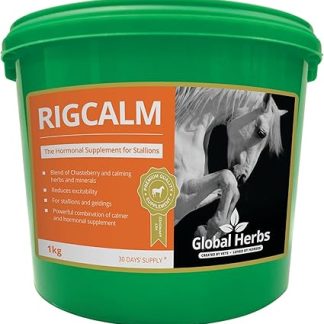 Global Herbs Rigcalm Equine Stallion-Type Behaviour & Hormonal Support Powder 1kg