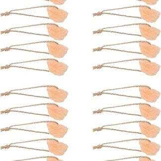 20pcs Natural Salt Lick Blocks for Goats and Small Pets with Hanging Rope Mineral Chew for Horses Deer Alpacas Cage-friendly Salt for Immune Support and Hair Health