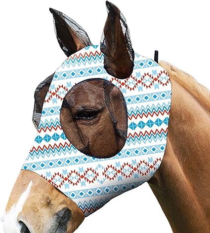 Horse Fly Control Shield | Smooth Elasticity Fly Shield - Uv Protection Breathable Soft Face Covering for Comfort Protection Training Clear Seeing Riding Outdoor