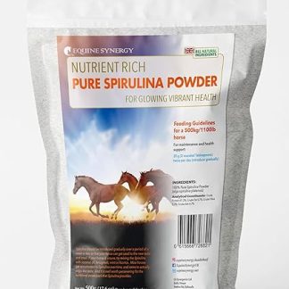 High Potency Spirulina 500g For Horses and Ponies -100% Pure and Rich in Vitamins, Minerals and Micro-Nutrients to Maintain Optimal Health