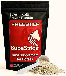 SupaStride | Horse Joint Supplement | Boswellia for Horses & Bromelain Powder | Hip & Joint Supplement for Horses, with Magnesium Oxide & Milk Thistle for Older Ponies and Arthritis